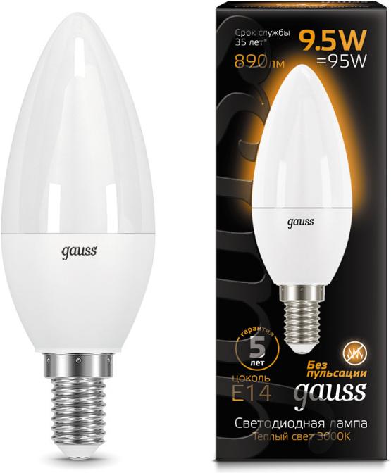 

Лампа Gauss LED Свеча [103101110], LED Свеча
