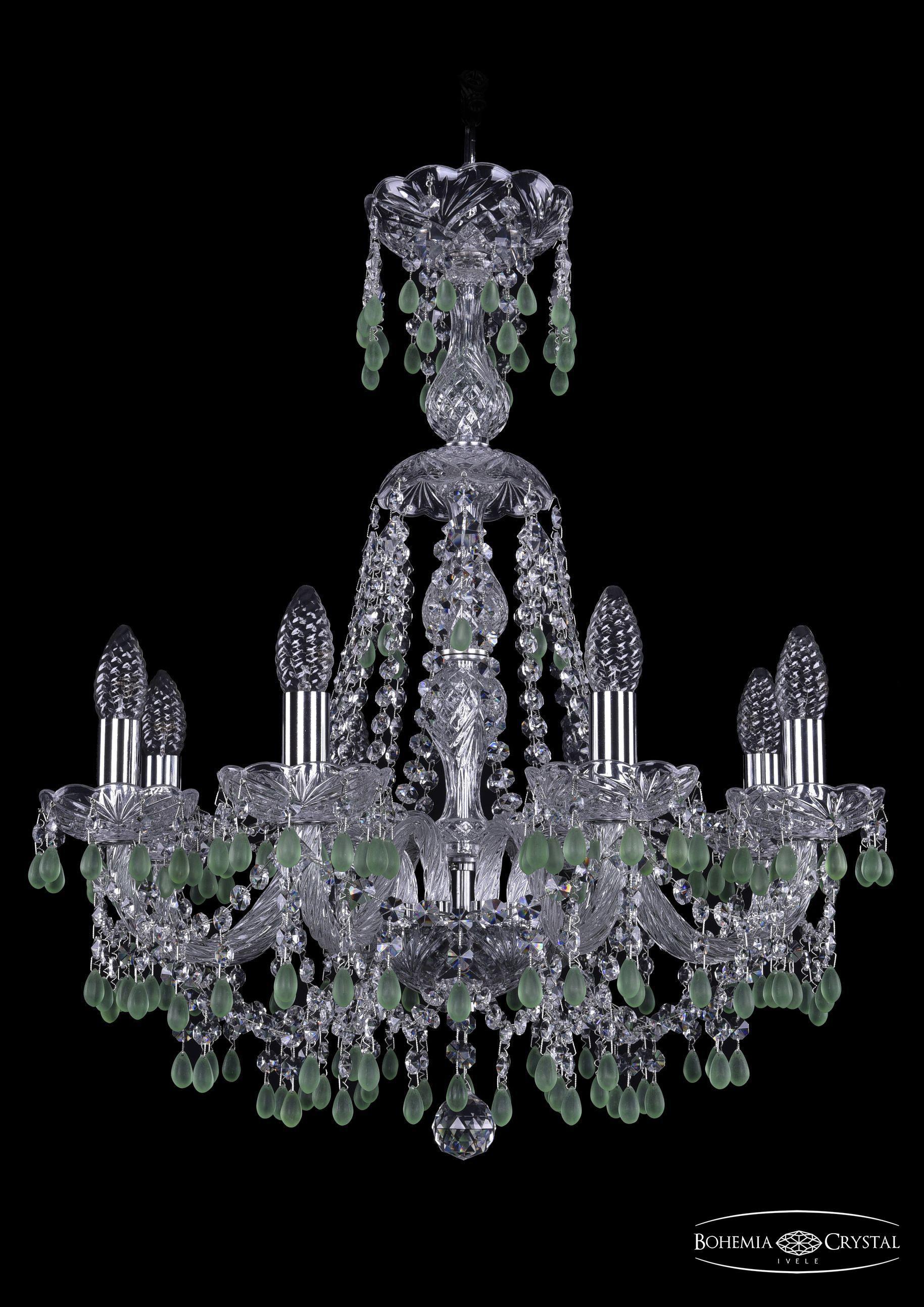 

Подвесная люстра Bohemia Ivele Crystal 1410/8/195/XL-66/Ni/V5001