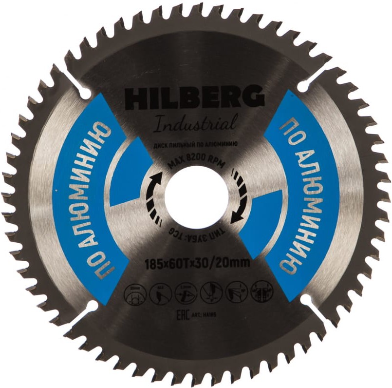 

Диск пильный Hilberg HA185
