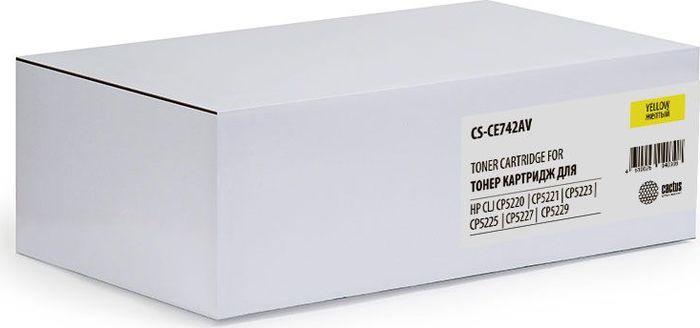 

Картридж Cactus CS-CE742AV Yellow, CS-CE742AV