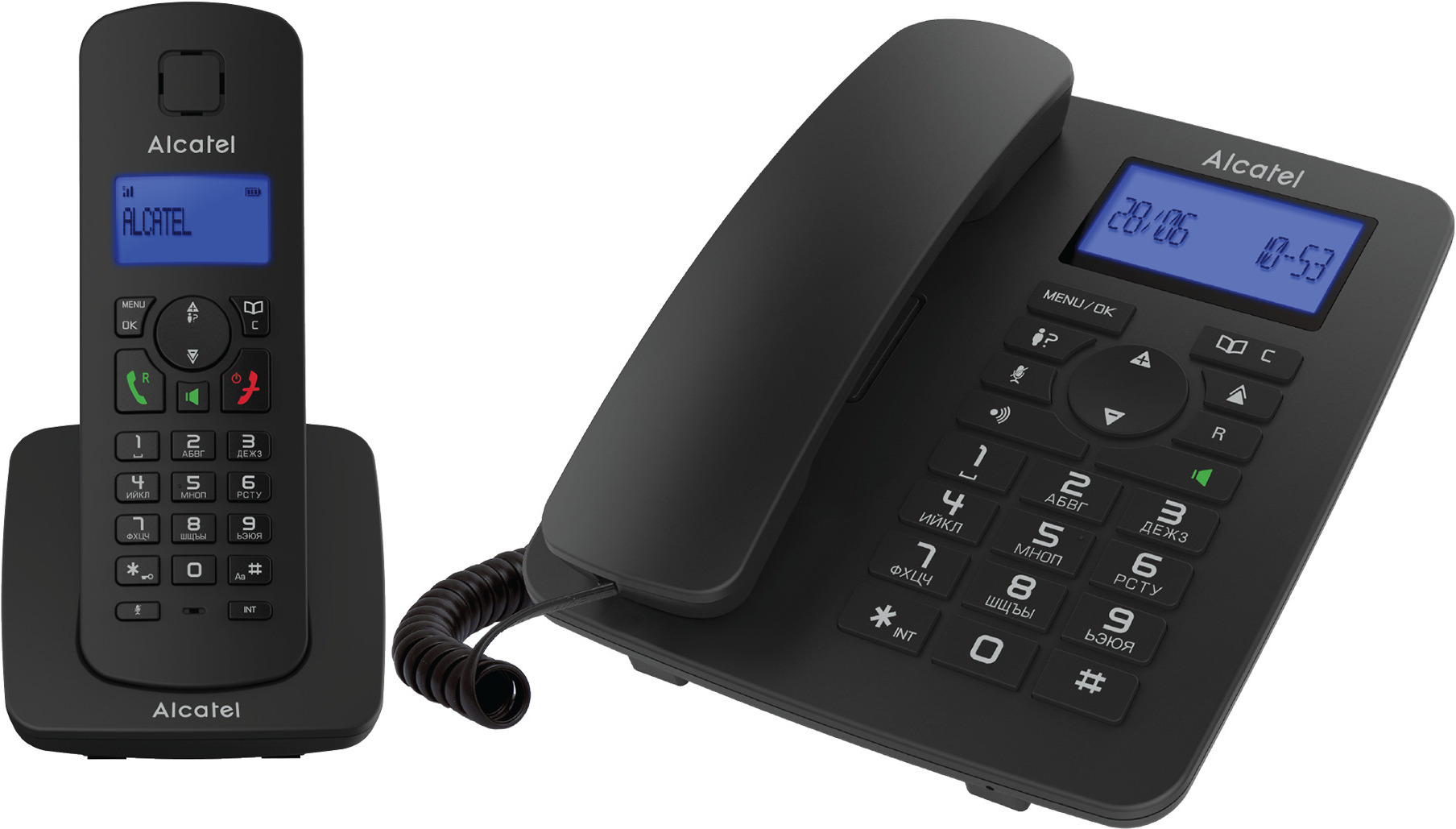 

Телефон Alcatel M350 Combo Black