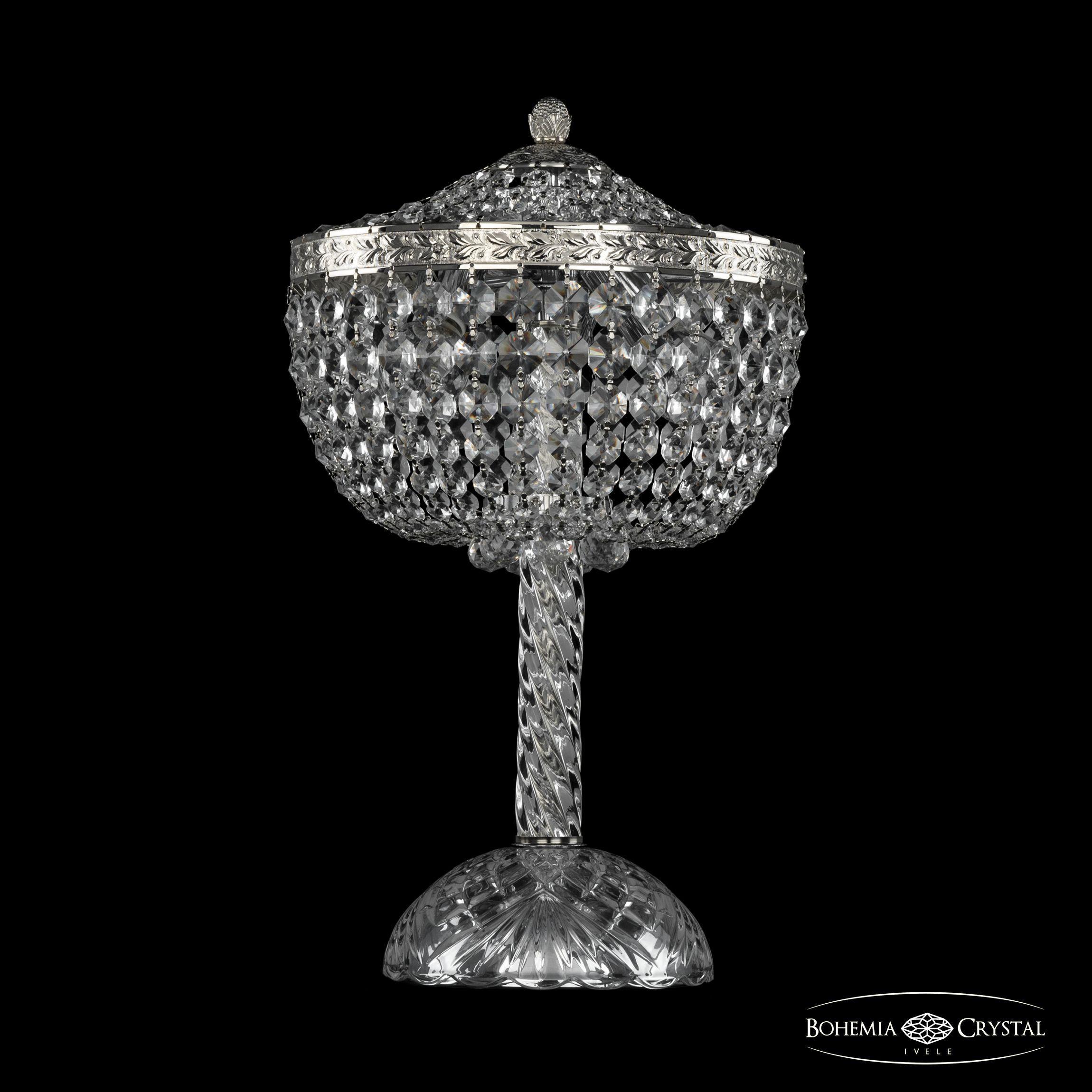 

Настольная лампа Bohemia Ivele Crystal 19281L4/25IV Ni