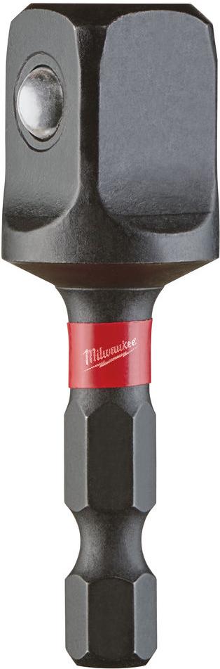 

Оснастка для электроинструмента Milwaukee 1/4 HEX на 1/2 квадрат 48325032, Переходник 1/4 HEX на 1/2 квадрат