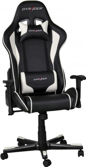 

Офисное кресло DXRacer Formula черный/белый [OH/FE08/NW], Офисное кресло DXRacer Formula OH/FE08/NW черный/белый