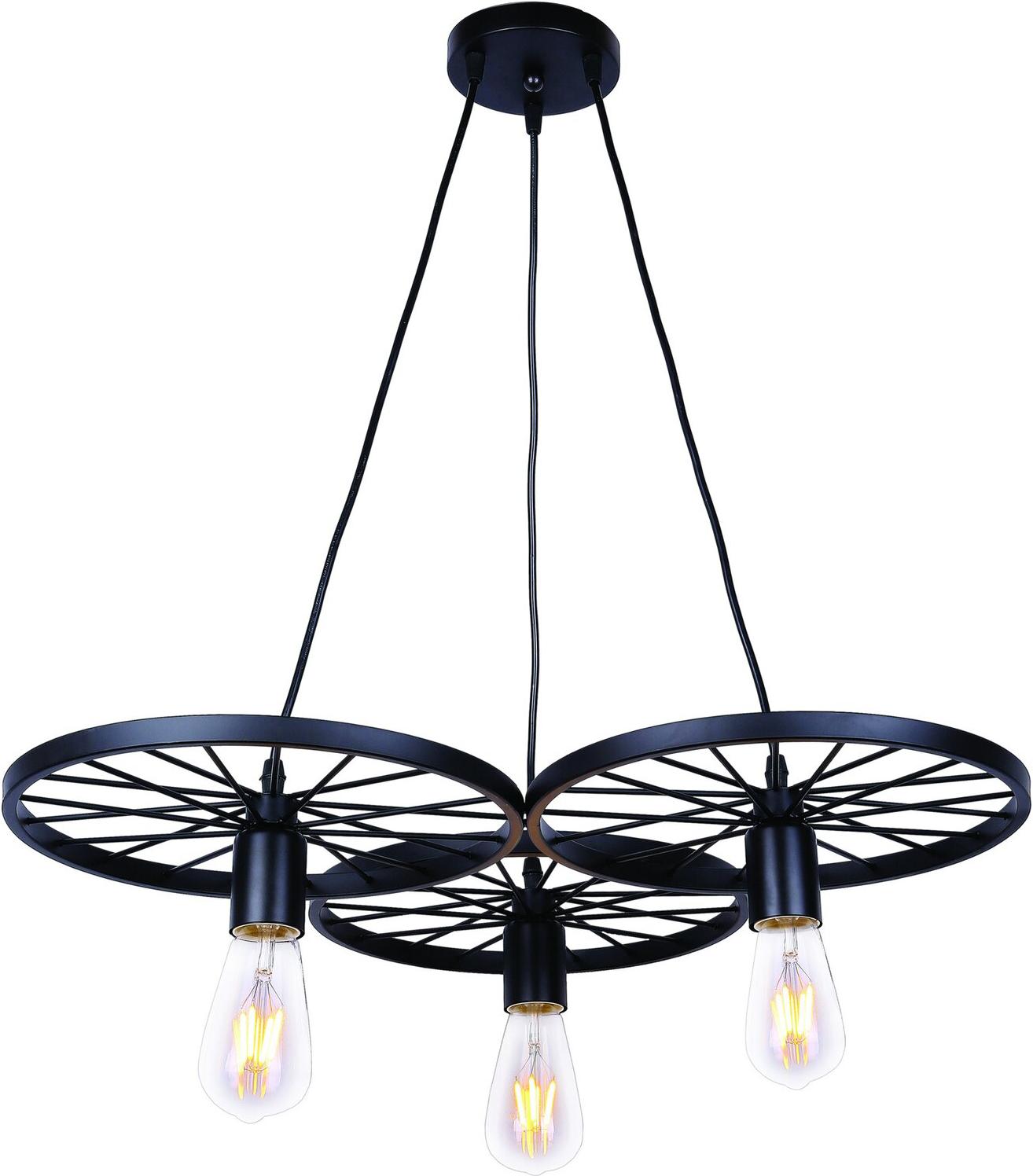 

Подвесная люстра TOPLIGHT Vanessa [TL1201H-03BK], Vanessa