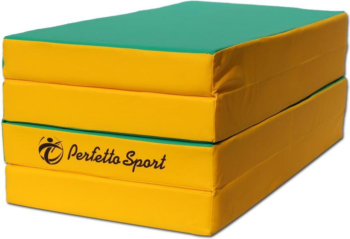

Гимнастический мат Perfetto Sport № 5 зелёно/жёлтый [СГ000000403], № 5