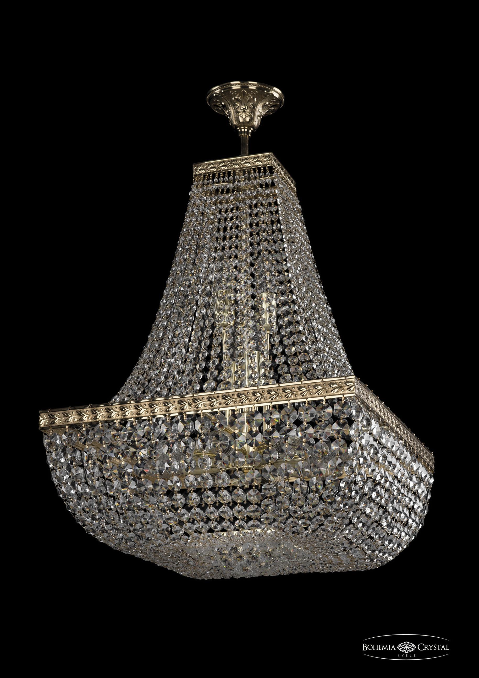 

Люстра на штанге Bohemia Ivele Crystal 19282/H2/45IV G