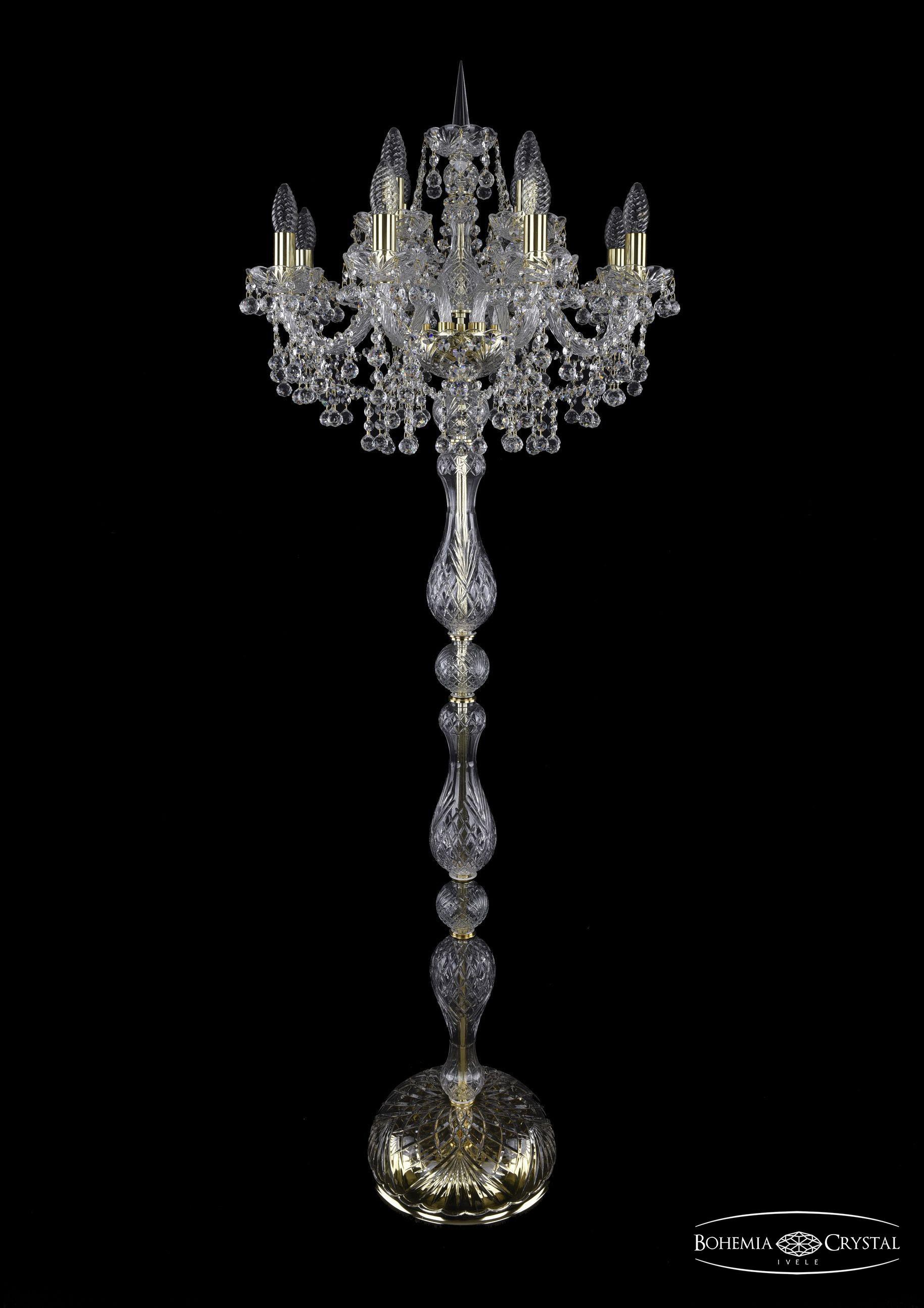 

Подвесная люстра Bohemia Ivele Crystal 1409T1/8+4/195-165/G, Торшер Bohemia Ivele Crystal 1409T1/8+4/195-165/G
