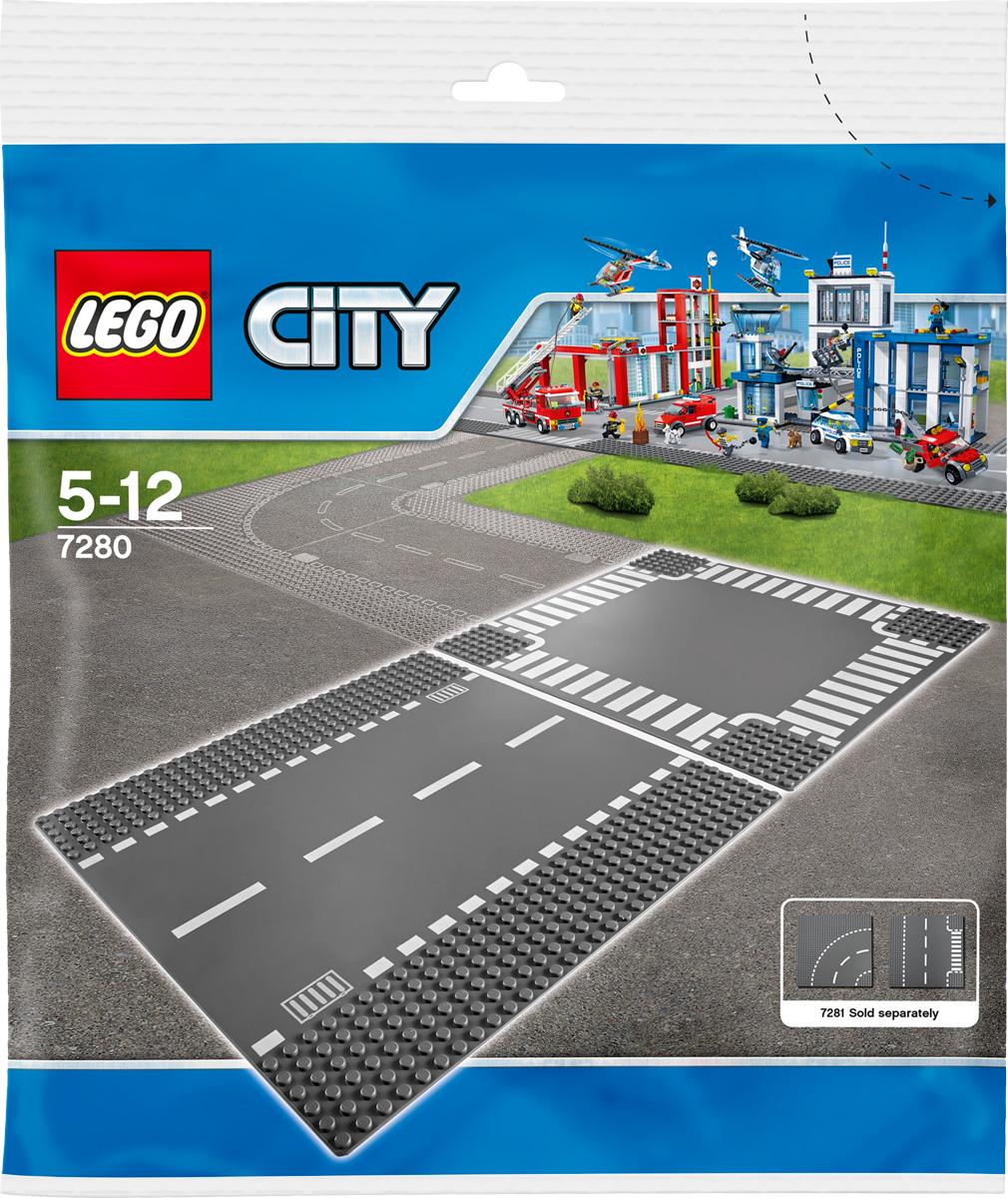 

Конструктор LEGO CITY Перекресток и прямые рельсы [7280], CITY Перекресток и прямые рельсы