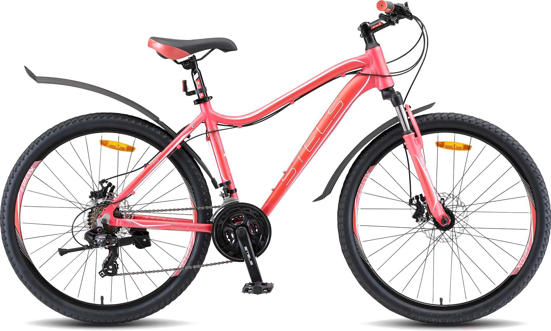

Велосипед Stels Miss 6000 MD 26" V010 рама 19 дюймов розовый [LU091520,LU080343], Miss 6000 MD V010 26 19