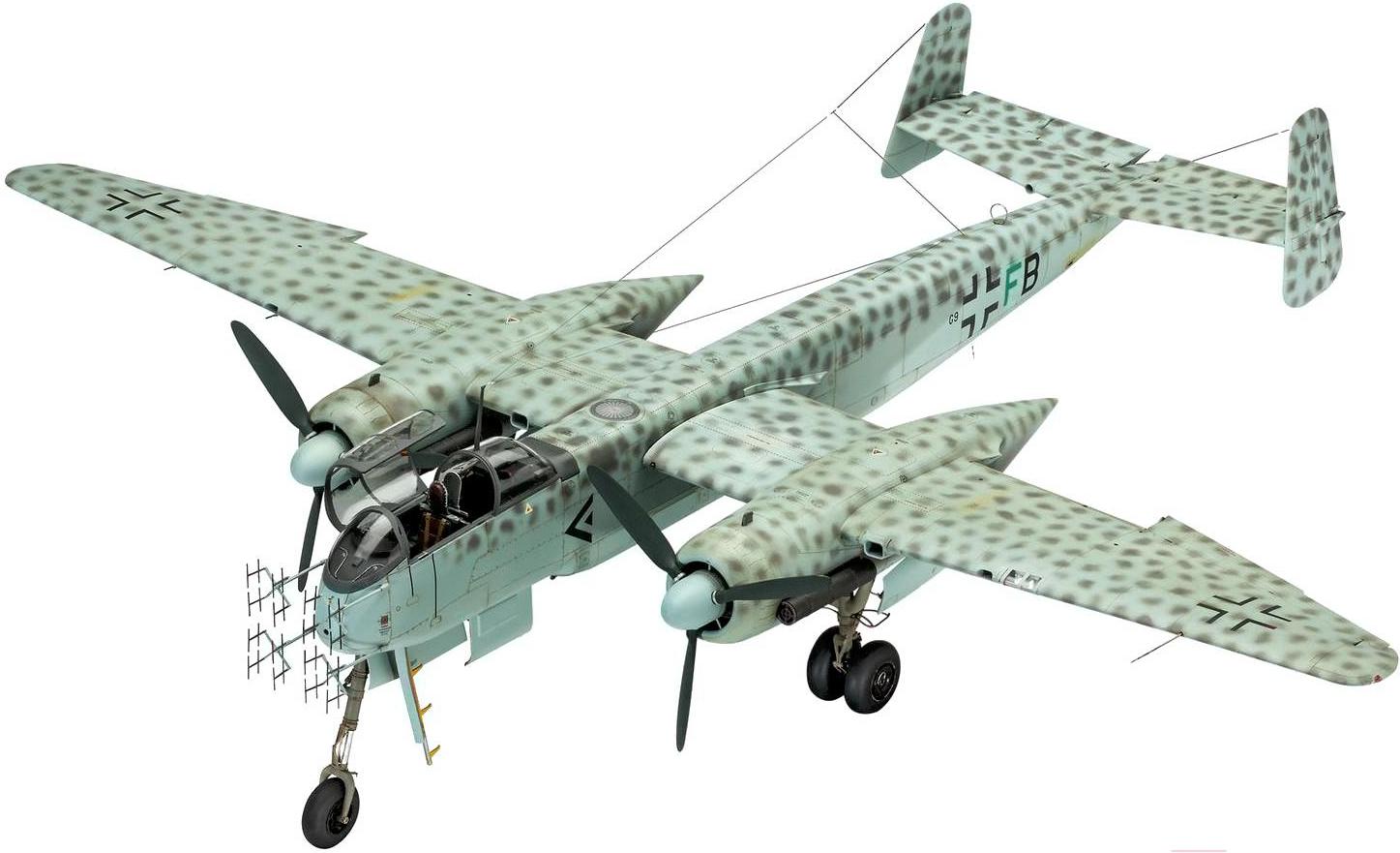 

Сборная модель Revell Немецкий истребитель Heinkel He219 A-0/A-2 Nightfighter [03928], Немецкий истребитель Heinkel He219 A-0/A-2 Nightfighter