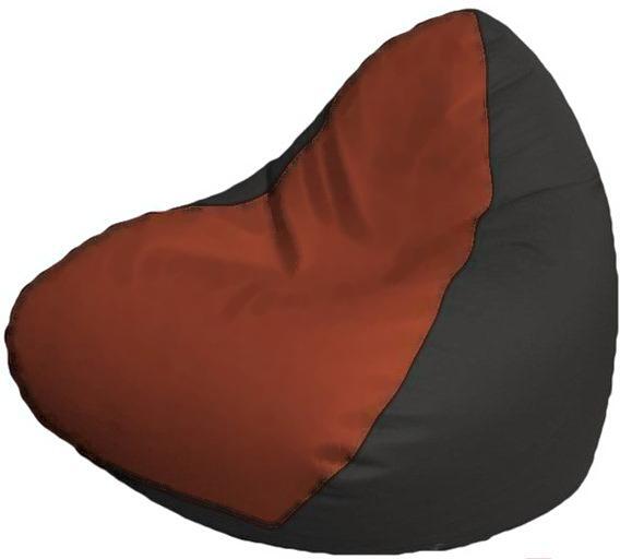 

Кресло-мешок Flagman Relax P2.3-78 красный/черный, Бескаркасное кресло Flagman Relax P2.3-78 красный/черный
