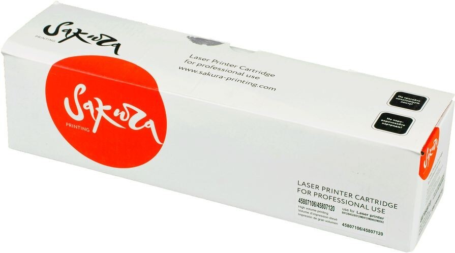 

Картридж для принтера (МФУ) Sakura Printing Совместимый с 45807121 [SA45807111], Картридж Sakura Printing SA45807111
