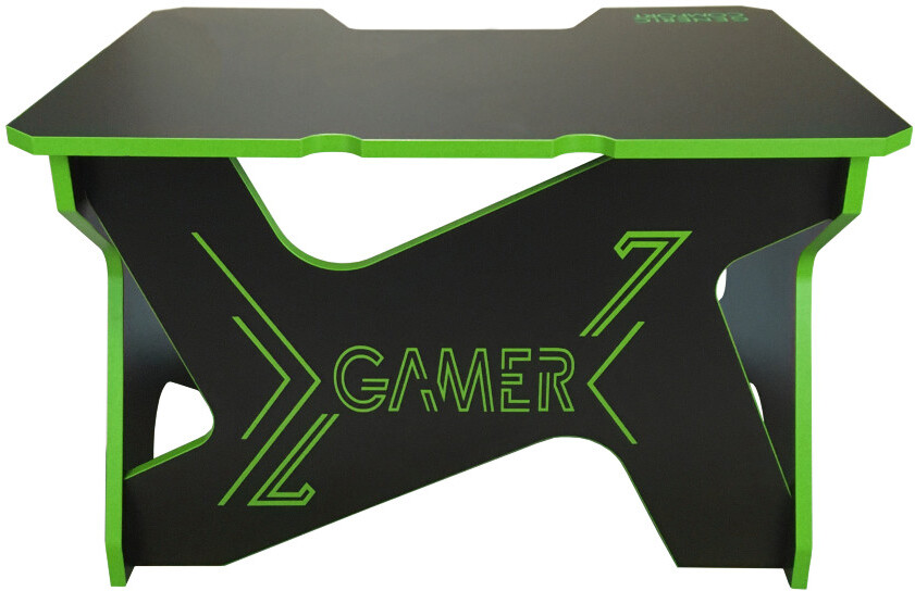 

Компьютерный стол Generic Comfort Gamer Mini Seven/DS/NE черно-зеленый