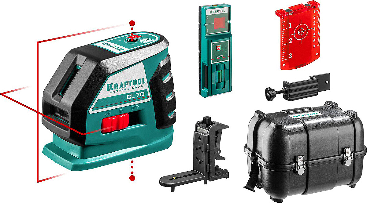 

Лазерный нивелир Kraftool CL-70-4 [34660-4], Лазерный нивелир Kraftool CL-70-4 34660-4