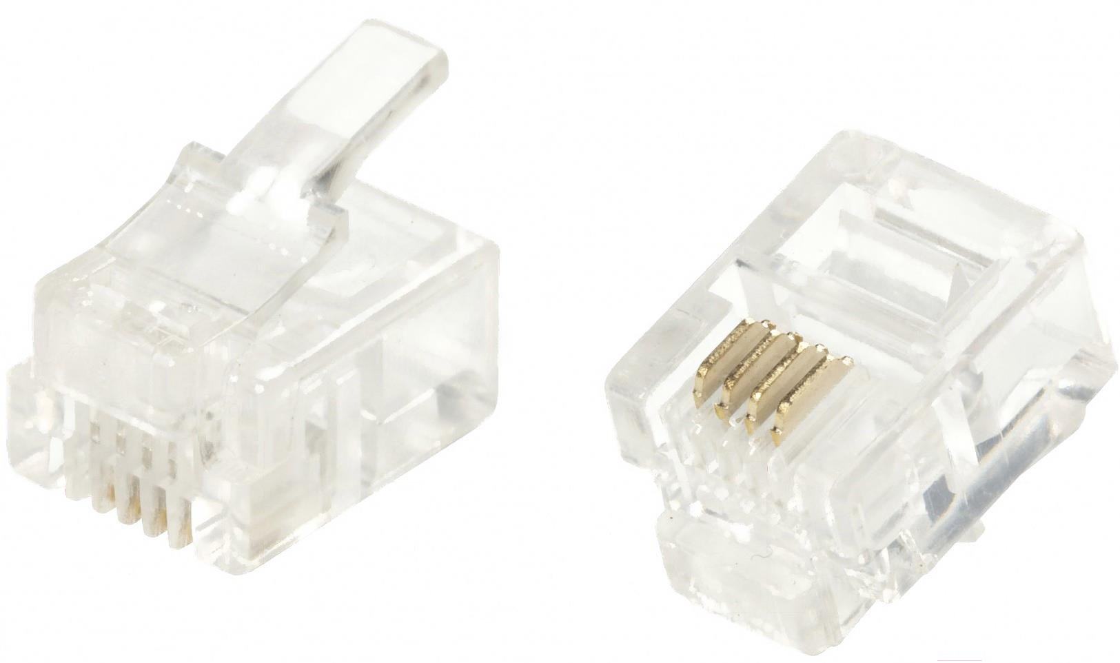 

Коннектор Electraline 64109 (10шт), Коннектор для интернет-кабеля Electraline 64109 10шт