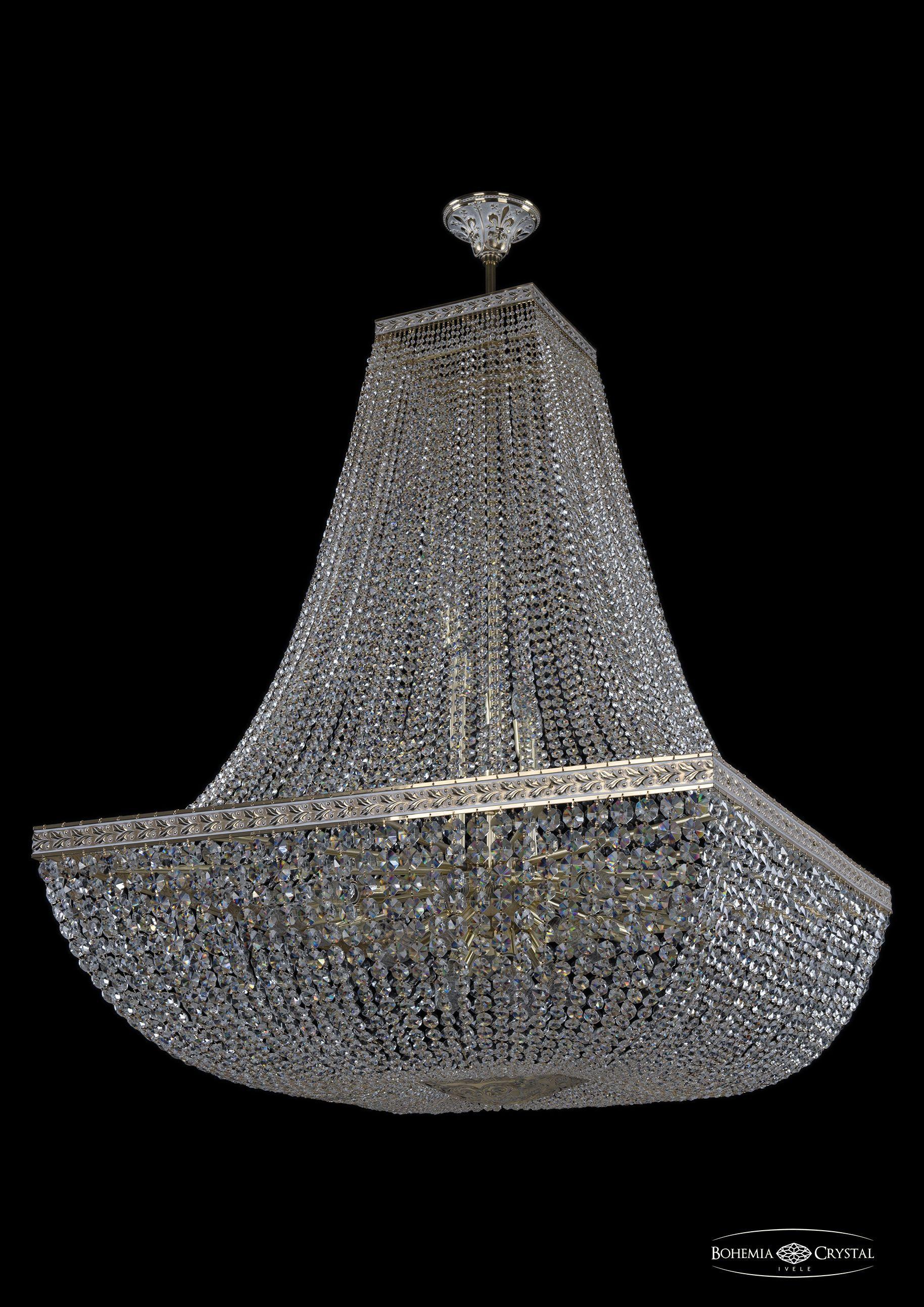 

Люстра на штанге Bohemia Ivele Crystal 19112/H2/90IV GW