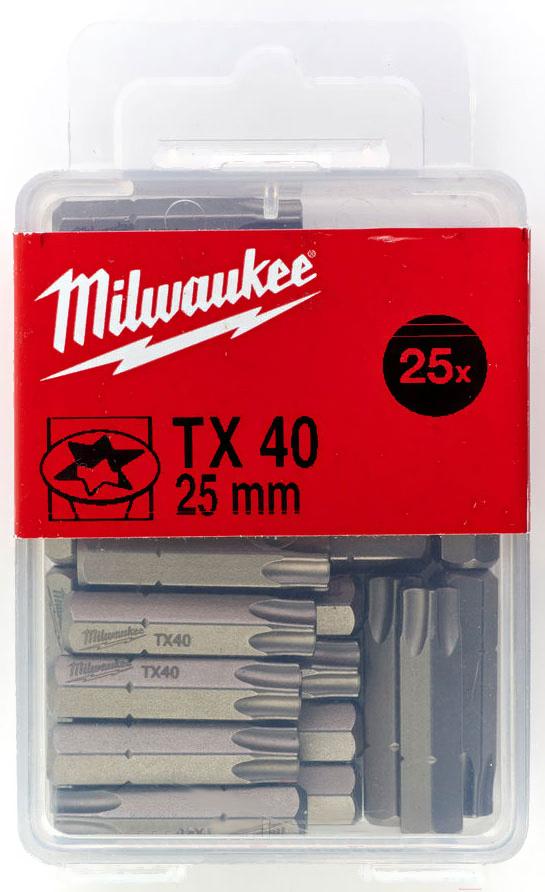 

Набор оснастки Milwaukee 4932399600, Бита Milwaukee TX40 25 мм 25 шт 4932399600