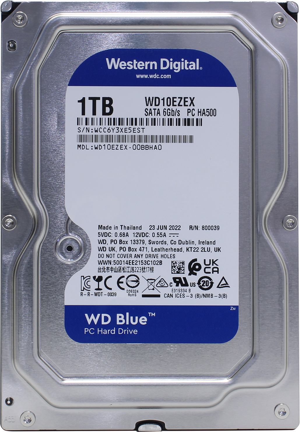 

Жесткий диск WD Caviar Blue 1TB (WD10EZEX), Жесткий диск WD 1TB WD10EZEX