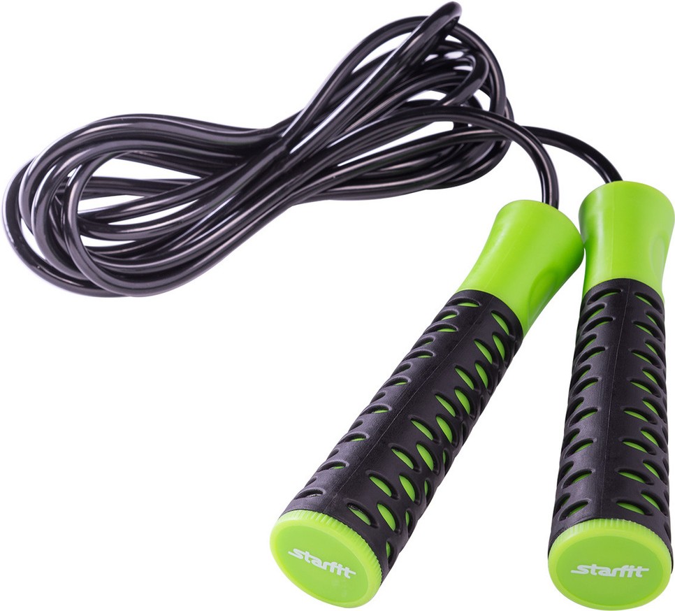 

Скакалка Starfit RP-103 черный/зеленый
