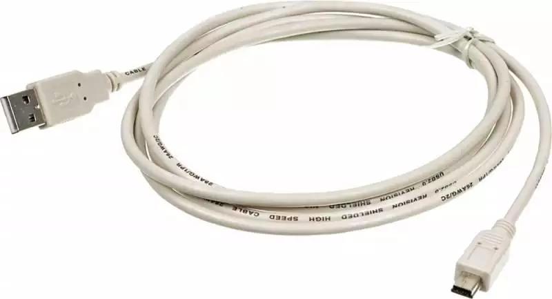 

Кабель USB2.0 Ningbo USB A(m) mini USB B (m) 1.8 м серый [USB2.0-M5P], USB A(m) mini USB B (m) 1.8 м