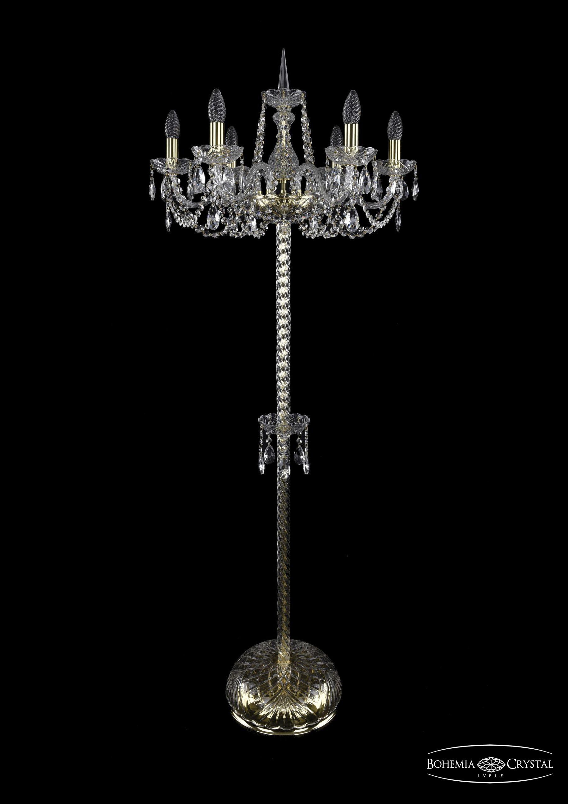 

Подвесная люстра Bohemia Ivele Crystal 1402T2/6/195-160/G, Торшер Bohemia Ivele Crystal 1402T2/6/195-160/G