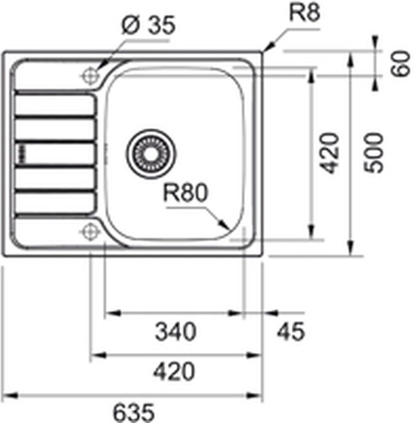

Кухонная мойка Franke SKN 611-63 [101.0605.605], SKN 611-63