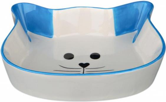 

Миска керамическая Trixie для кошек 0,25л/12см в виде кошки, для кошек керамическая,0,25л/12см в виде кошки