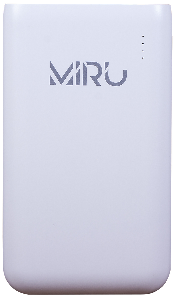 

Портативное зарядное устройство Miru LP-1018A 10000mAh (белый), LP-1018A