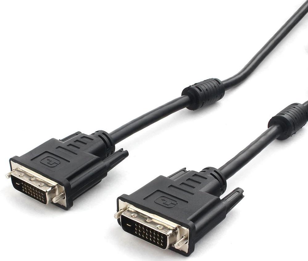 

Кабель для компьютера Cablexpert CC-DVI2L-BK-10M, CC-DVI2L-BK-10M