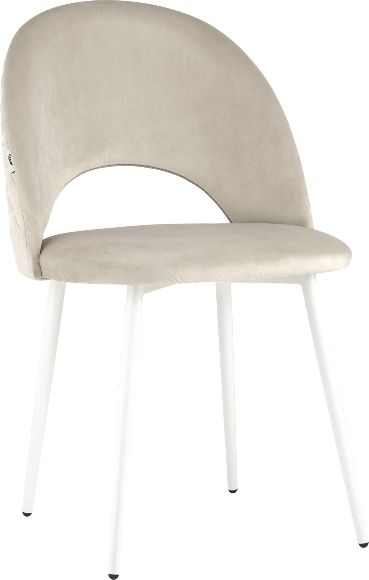 

Стул Stool Group Меган велюр с ромбами бежевый белые ножки [AV 416 B01-02], Стул Stool Group Меган велюр AV 416 B01-02 с ромбами бежевый белые ножки