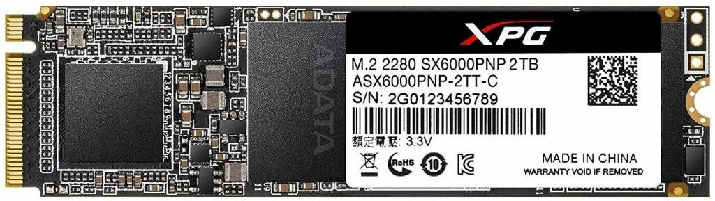 

SSD диск A-Data M.2 2280 2TB [ASX6000PNP-2TT-C], Накопитель SSD A-Data ASX6000PNP-2TT-C