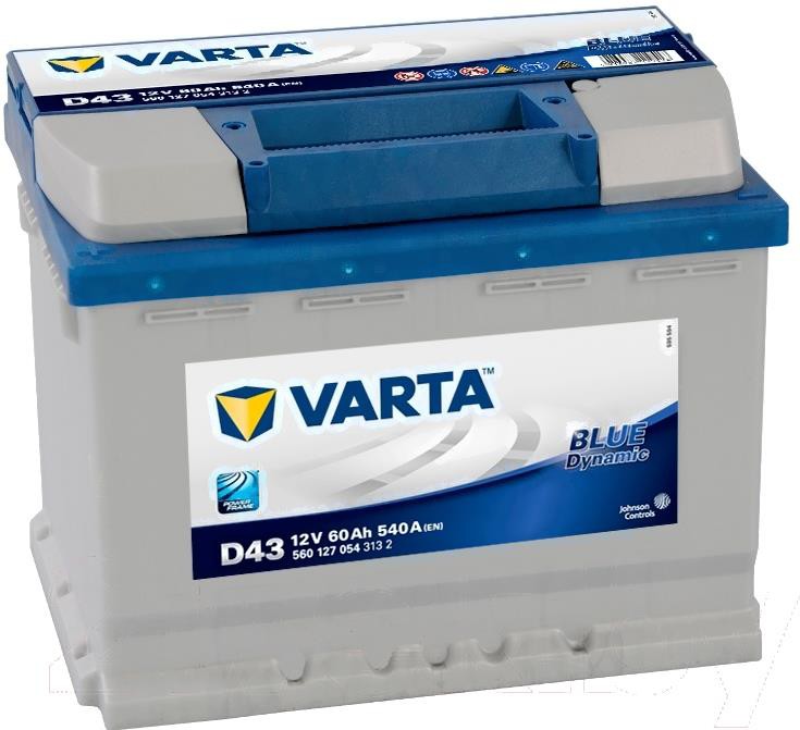 

Автомобильный аккумулятор Varta Blue Dynamic / 560127054 (60 А/ч), Аккумулятор Varta Blue Dynamic 60 А/ч 560127054