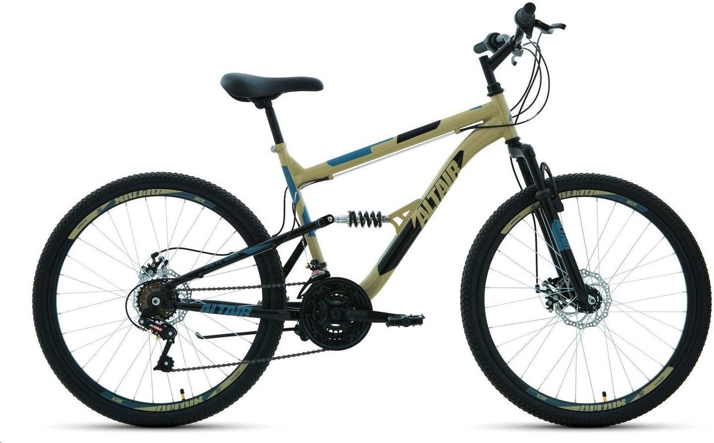 

Велосипед Forward ALTAIR MTB FS 26'' 2.0 disc рама 18 дюймов 2020-2021 бежевый/черный [RBKT1F16E017], ALTAIR MTB FS 26 2.0 disc р18" 2020-2021