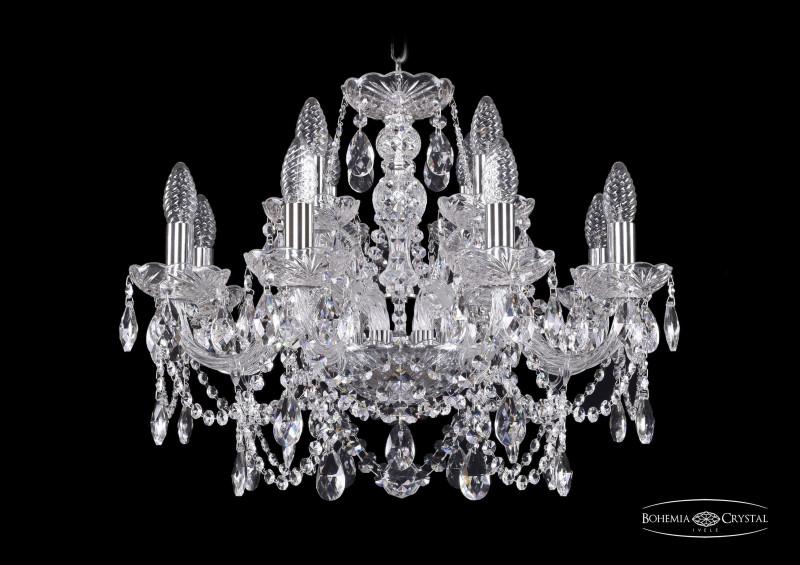 

Подвесная люстра Bohemia Ivele Crystal 1411/8+4/195/Ni