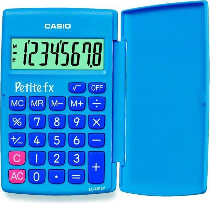 

Калькулятор Casio LC-401LV-BU голубой, LC-401LV-BU