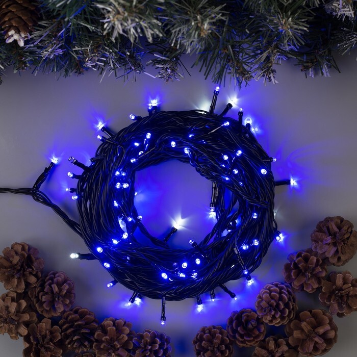 

Новогодняя гирлянда Luazon Нить 100 LED 10м синий [3584090], Новогодняя гирлянда Luazon Нить 100 LED 10м 3584090 синий