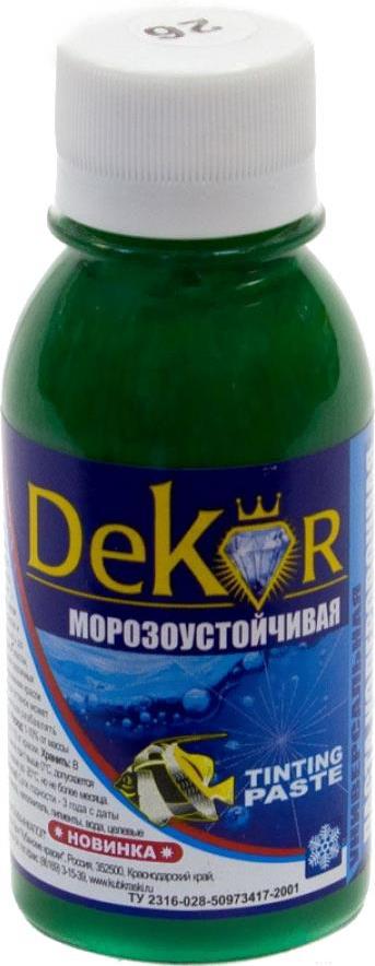 

Колеровочная паста Dekor №26 100г зеленый