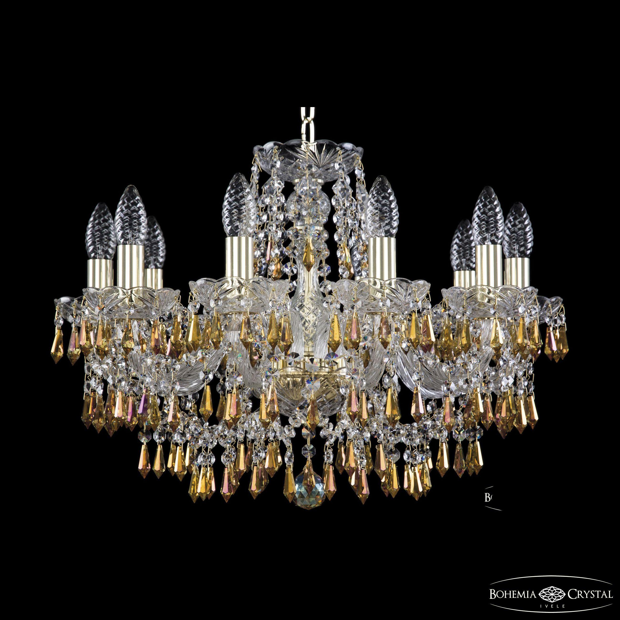 

Подвесная люстра Bohemia Ivele Crystal 1403/10/195 G K777