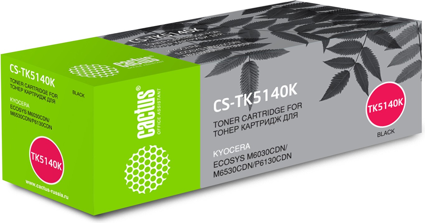 

Картридж для принтера и МФУ CACTUS CS-TK5140K, Картридж Cactus CS-TK5140K