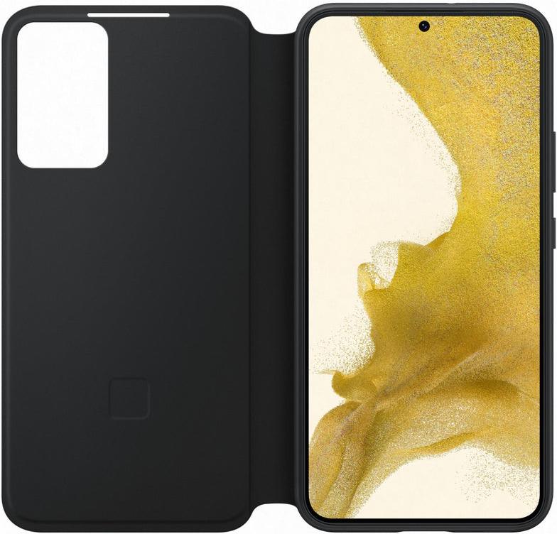 

Чехол для телефона Samsung Galaxy S22+ Smart Clear View Cover черный [EF-ZS906CBEGRU], Чехол для телефона Samsung Smart Clear View Cover для S22+ (черный)