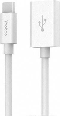 

Кабель, адаптер, разветвитель Yoobao Type-C to female USB Adapter YB-CAF2 белый, Yoobao Adapter YB-CAF2 белый