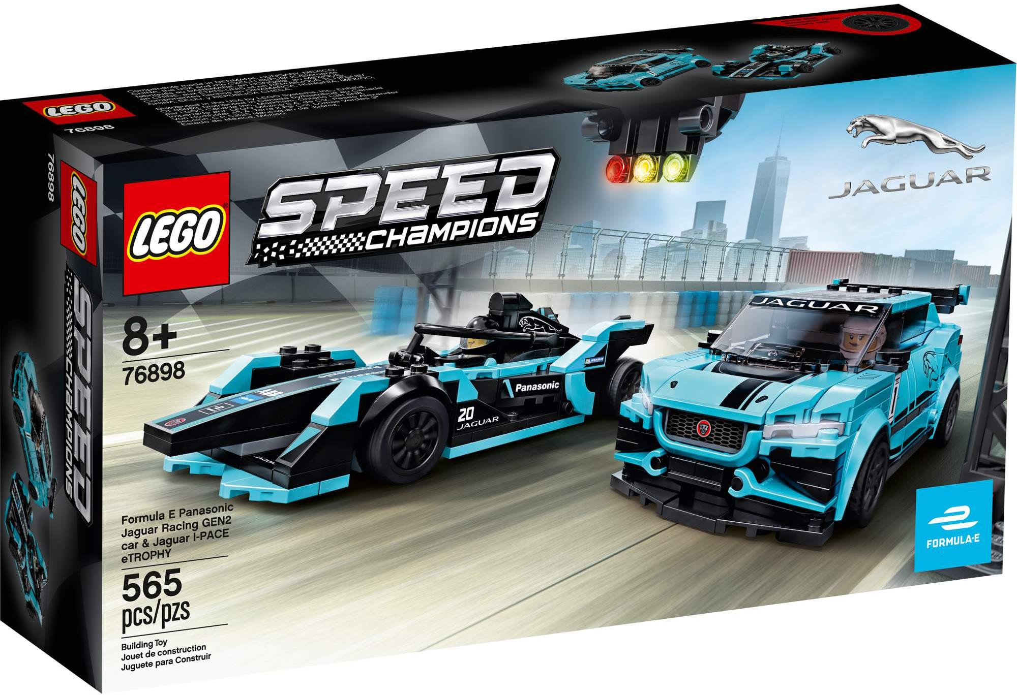 

Конструктор LEGO Speed Champions Formula E Jaguar Racing и I-PACE eTROPHY [76898], Speed Champions Formula E Jaguar Racing и I-PACE eTROPHY