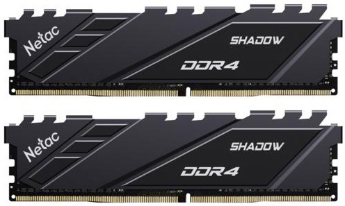 

Оперативная память Netac Shadow 2x8GB DDR4 PC4-25600 (NTSDD4P32DP-16E)