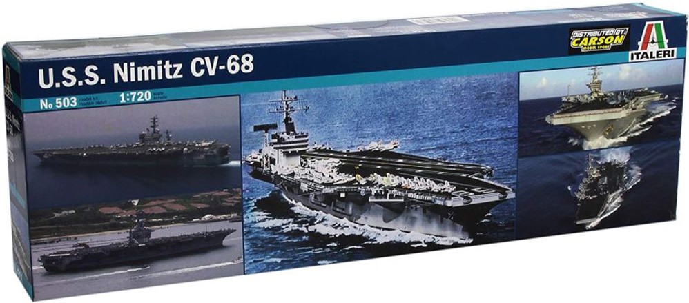 

Сборная модель Italeri Американский авианосец U.S.S. Nimitz CVN-68 [0503], Сборная модель Italeri Американский авианосец U.S.S. Nimitz CVN-68 0503