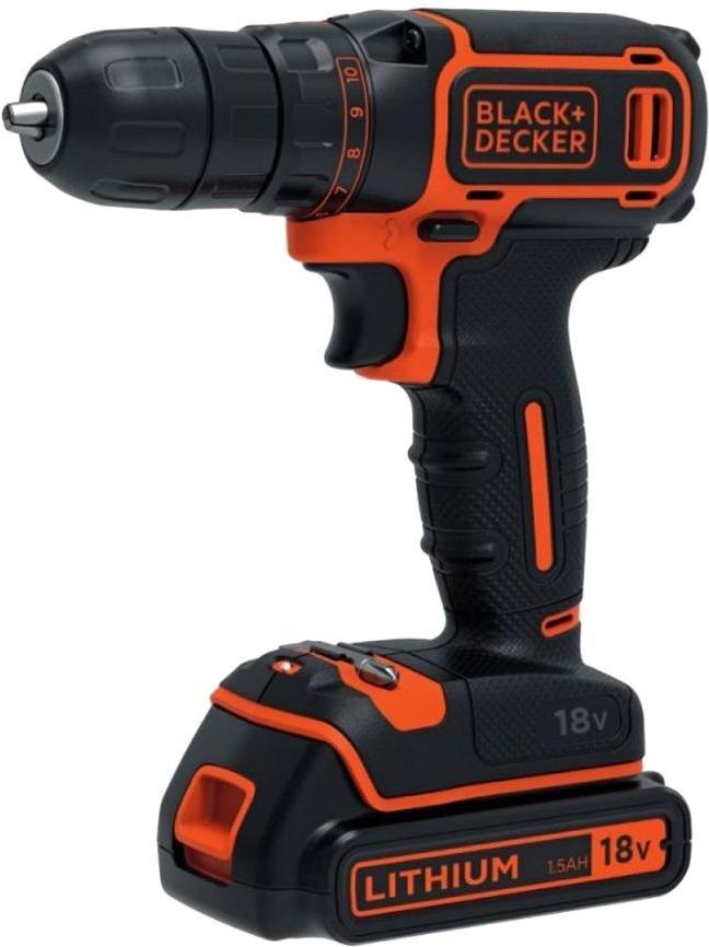 

Дрель-шуруповерт BlackDecker BDCDC18KB-QW, BDCDC18KB-QW