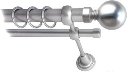 

Карниз Lm Decor Шар большой 059 2р гладкий 25/16мм 1.8м сатин, Шар большой 059 2р гладкий 25/16мм 1.8м