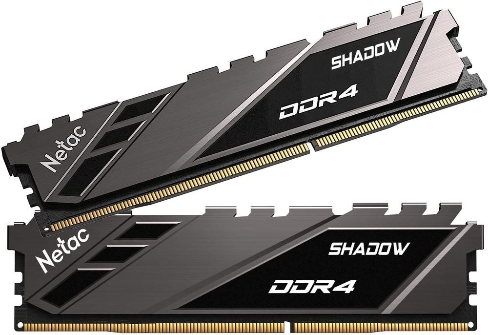 

Оперативная память Netac Shadow 2x16GB DDR4 PC4-25600 (NTSDD4P32DP-32E)