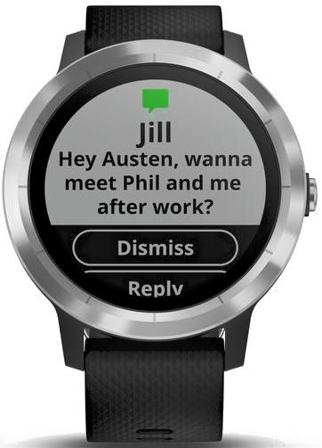 

Умные часы Garmin Vivoactive 3 черный/светлый безель [010-01769-02], Vivoactive 3