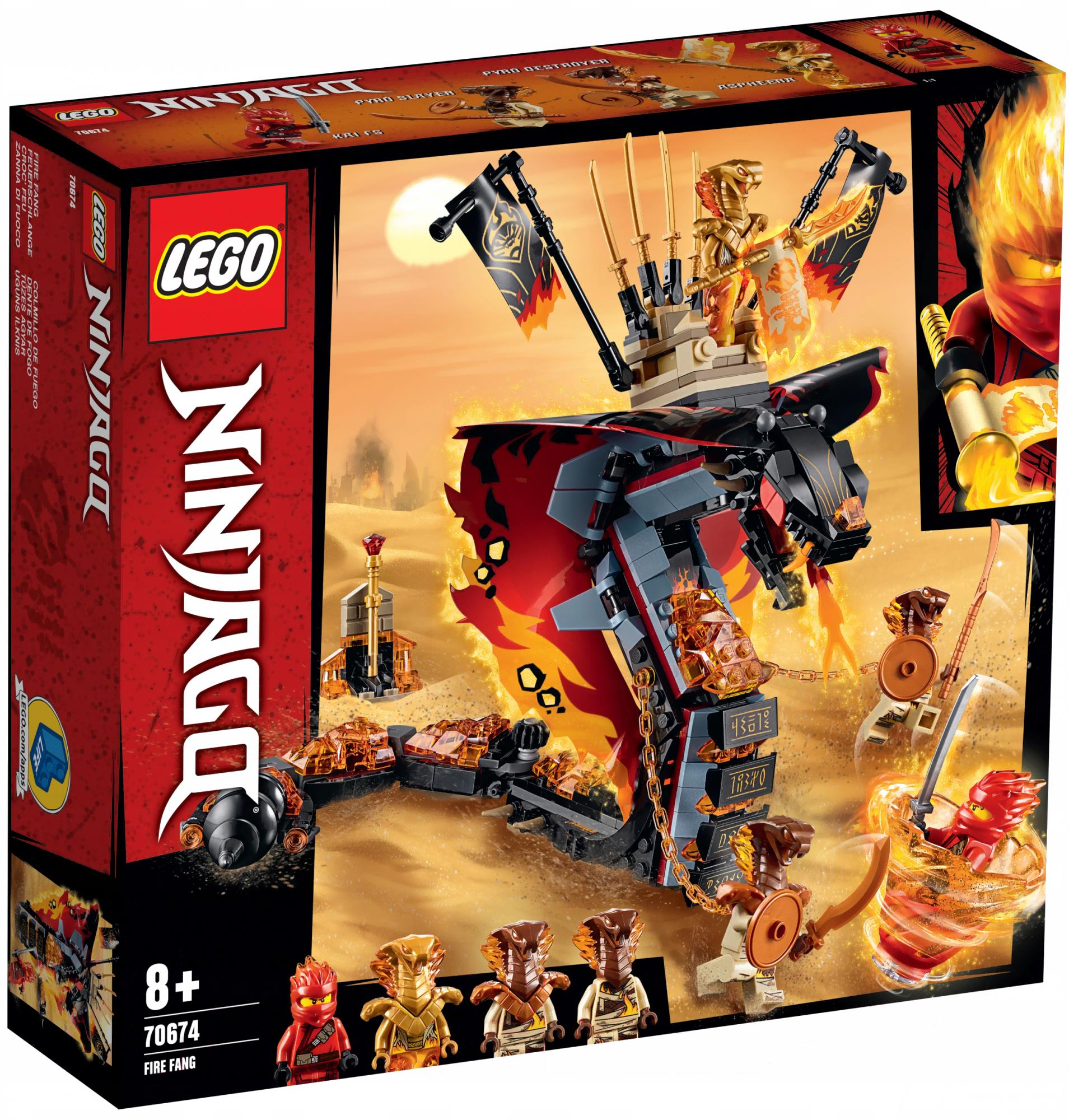 

Конструктор LEGO NINJAGO Огненный кинжал [70674]
